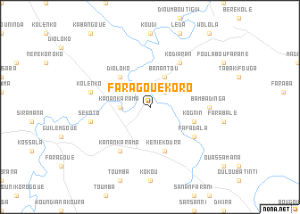 map of Faragouékoro