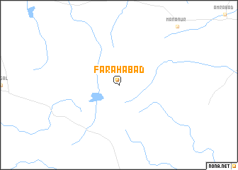 map of Farahābād