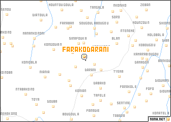 map of Farako Darani