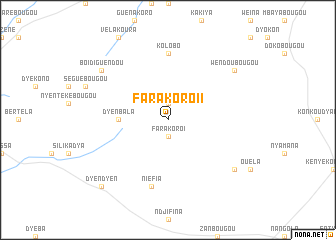 map of Farakoro II