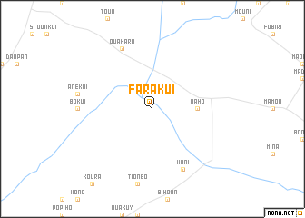 map of Farakui