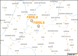 map of Farala