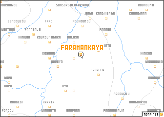 map of Faramankaya