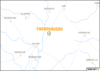 map of Farandougou