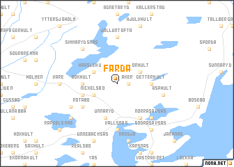 map of Färda