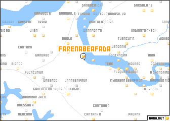 map of Farená Beafada