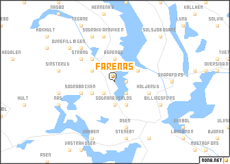 map of Fårenäs