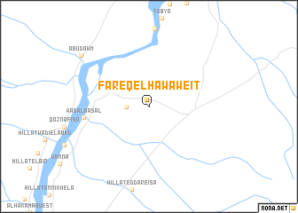 map of Fareq el Hawaweit