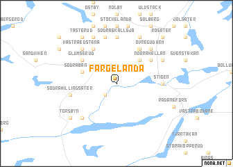 map of Färgelanda