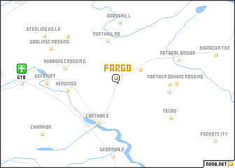 map of Fargo