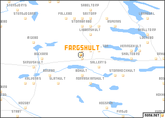 map of Färgshult