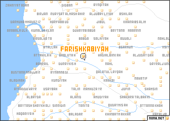 map of Fārish Ka‘bīyah