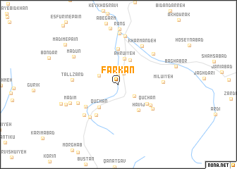 map of Farkān
