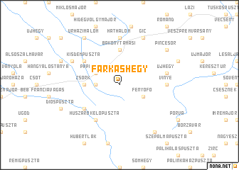 map of Farkashegy