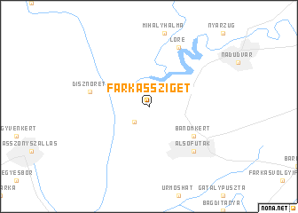 map of Farkassziget