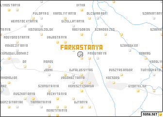 map of Farkastanya