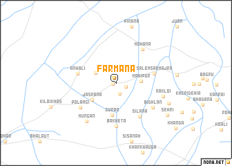 map of Farmāna