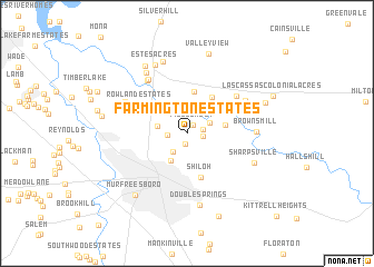 map of Farmington Estates