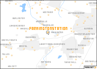 map of Farmington Station