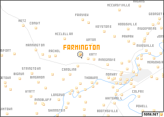 map of Farmington