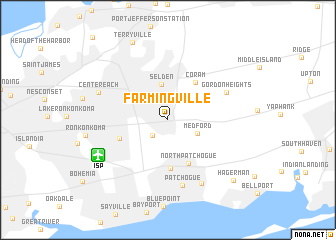 map of Farmingville