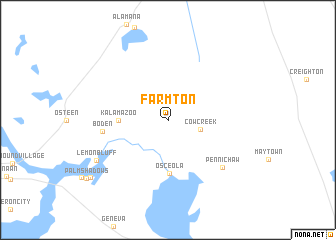 map of Farmton