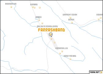 map of Farrāshband