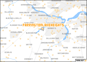 map of Farrington Lake Heights