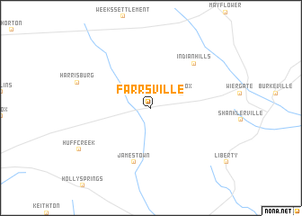 map of Farrsville