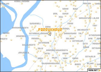 map of Farrukhpur