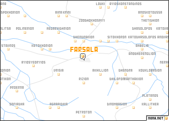 map of Fársala