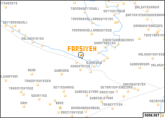 map of Farsīyeh