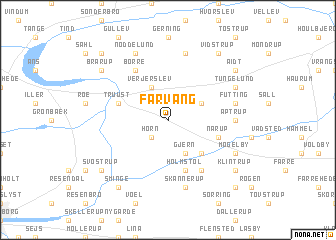 map of Fårvang