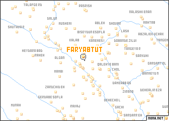 map of Fāryāb Tūt