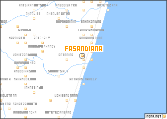 map of Fasandiana