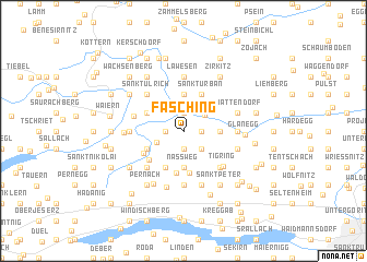 map of Fasching