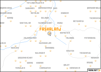 map of Fashālanj