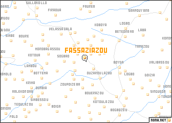map of Fassaziazou