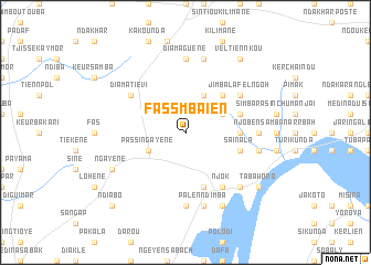 map of Fass Mbaien