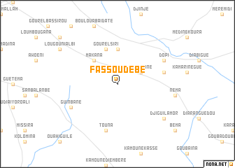 map of Fassoudébé