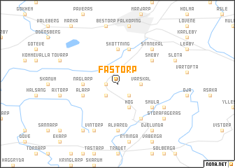 map of Fastorp