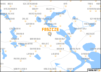 map of Faszcze