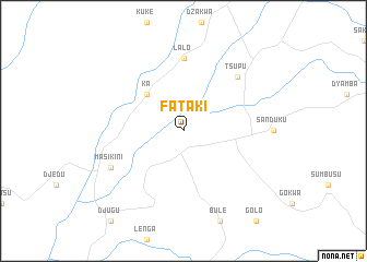 map of Fataki