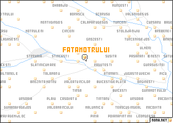 map of Faţa Motrului