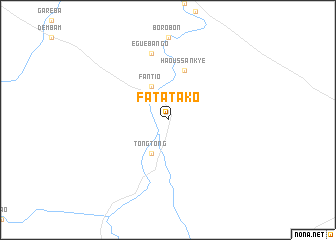 map of Fatatako