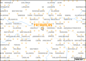 map of Fataunços