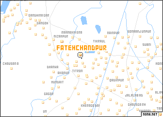 map of Fatehchandpur