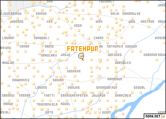 map of Fatehpur