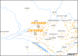 map of Fatehpur