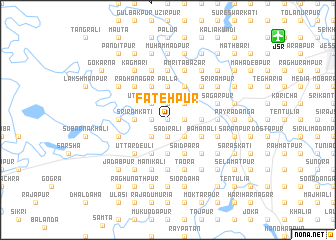 map of Fatehpur